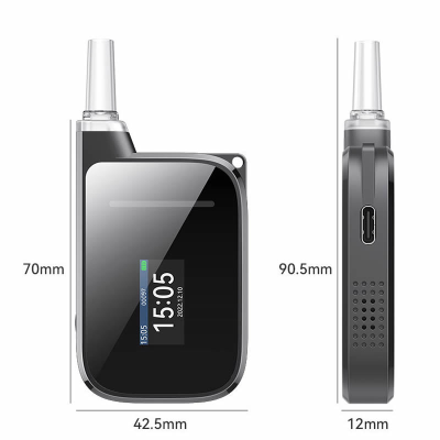 New Professional UK Large Size Electrochemical Sensor Breathalyzer