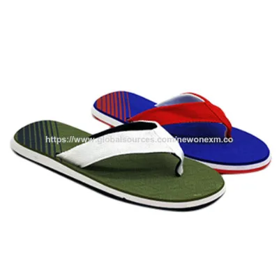 Fashionable men's EVA slipper,EVA flip flops, stripe pattern