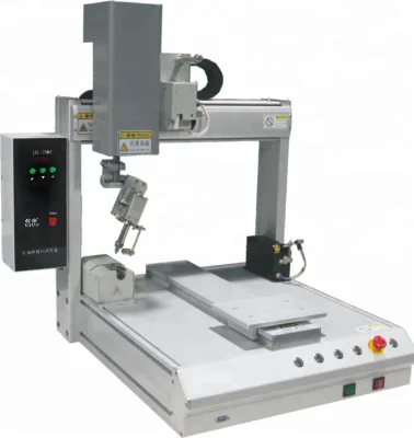 3-Axis Automatic Desktop Soldering Machine for Solar Cell PCB Electronic Products Charger Plug Welding New Condition