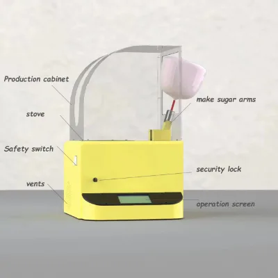 Professional Marshmallow Floret Commercial Semi-Automatic Marshmallow Making Machine