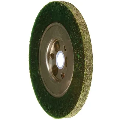 Industrial Use Surface 6Inch Diameter Polyflex Stainless Wire Encapsulated Industrial Brush for Right Angle Grinders