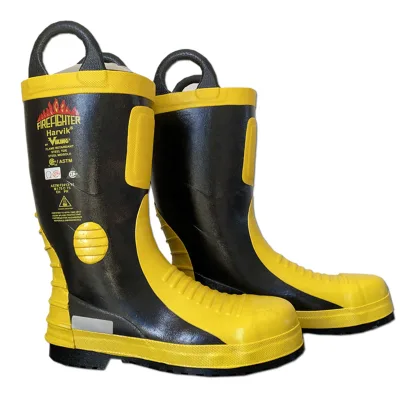 Made in China Breathable Boots Emergency Safety Gumboot Fire Fighters Boot Fire