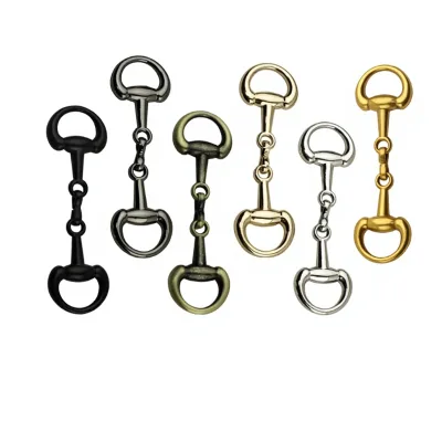 In-stock Wholesale Zinc Alloy Horse-style Snap Fasteners Electroplated Oil Sealdecorative Hardware for Womens Bags