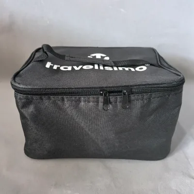 Hot Sale Wholesale High Quality Professional Large Women Insulated Bag Travel Makeup Bag with Mesh Pocket