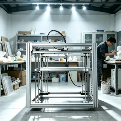 High Speed New Large Volume FDM 3D Printer 1000mm Open Chassis Industrial Machine 2.85/3.5mm Filament Compatible Heated Bed Auto