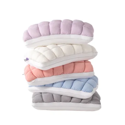 High Quality Hypoallergenic Polyester Microfiber Queen Size extra Fluffy Home / Hotel Sleeping Pillow for Neck Support