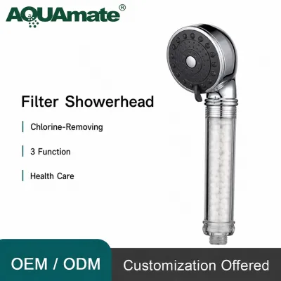 OEM/ODM High Pressure Hot-Sale Filtering 3 Function Shower Chlorine-Removing Hand Held Shower Head Customized logo