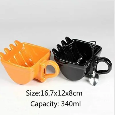 Digger Coffee Cup Funny Creative Design for Bar Restaurant Casual Lounge