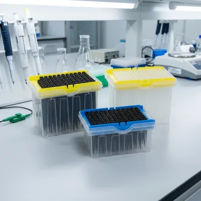 System Compatible Immunoassay Analyzer 50ul 300ul 1000ul Black Standard Conductive Filter Pipette Tips