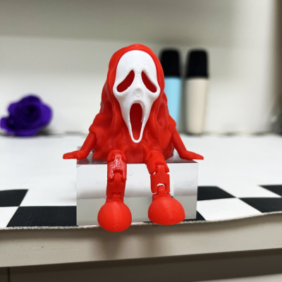 Halloween Ghost Joint Desktop Ornament Halloween Unique Screaming Horror Decoration