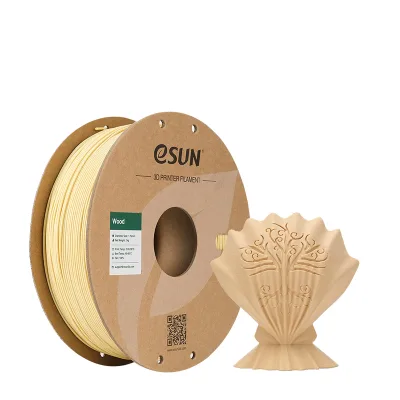 For 1KG PLA-Wood 1.75mm 3D Moulding Bulk Wholesale Plastic Rods-Natural Color Round Shape EN13432 Certified