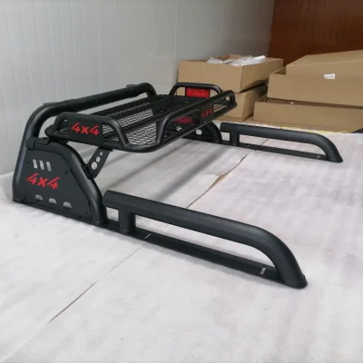 Outdoor Car Accessories Steel Metal Pick up Roll Bar With Top Carriage