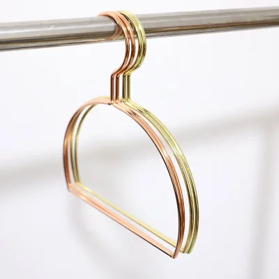 Custom Dress Shape Scarf Hangers Display Acralic Scarf Hanger Gold Hijab Scarf Hanger Metal