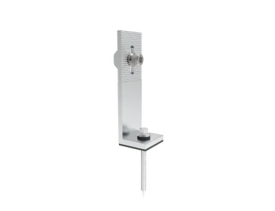 Aluminum L-Feet Solar Mounting Hardware for PV Racking System Anodized Finish Long Service Life
