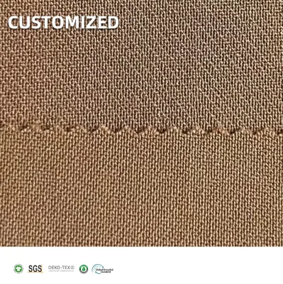 77% Polyester 17% Rayon 6% Spandex Cavalry Twill Fabric for Uniform Work Wear