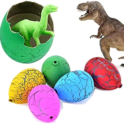 LZY012  60 Pack Dinosaur Eggs Hatching Dino Egg Grow in Water Crack for Holiday Gift