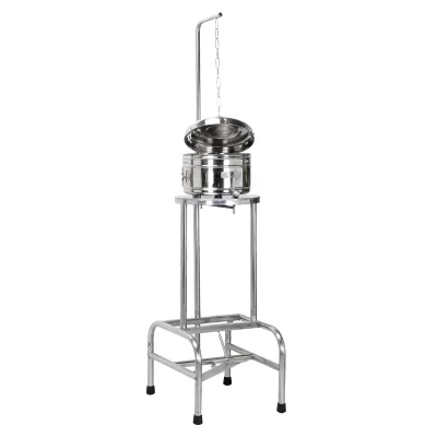YAZHIYI Stainless Steel Medical Sterilizer Stand With Hanging Drum For Hospital Clinic Surgical Instrument Support Rack