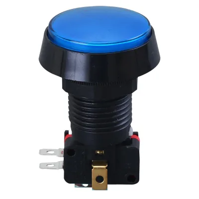 Premium Push Button Switch for Toys Rugged LED Push Button Switch Arcade Fish Game Momentary Push Button With Micro Switch