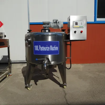Single Tank Pasteurization Machine With Homogenizer Multi-functional Pasteurizer for Milk Yogurt Beer Dairy Process Machine