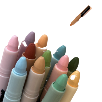 Palm Grip Crayons, Toddler Crayons, Easy to Hold Washable Safe Toddler Crayons for Kids
