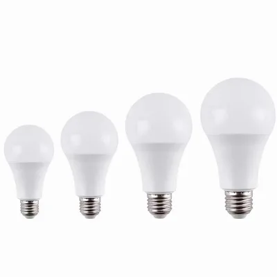 China Manufacturer Indoor Lighting A60 Aluminum Housing 3W 5W 7W 9W 12W 15W Raw Materials E27 B22 Led Light Bulb Lamps