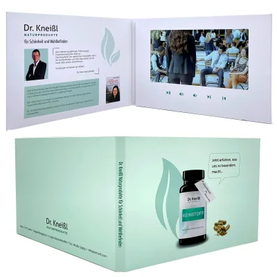 Factory Supply Personalized Video Brochure Audio-Video Guest Book for Weddings & Birthdays OEM/Wholesale