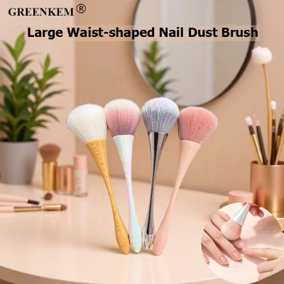 Mermaid Tone Pretty Waist Oversized Synthetic Soft Hair Non-absorb Powder Blush Nail Brush
