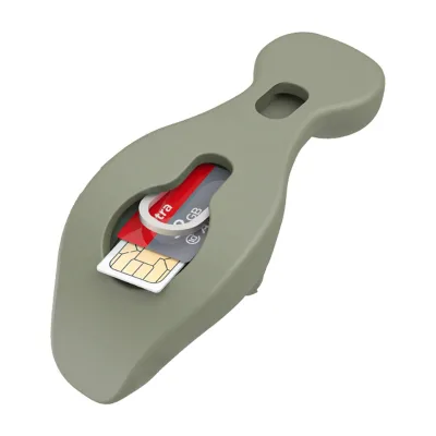 Anti-Lost Protector Case Cover Storage for Sim Card Tray Pin Ejector TF Card Memory Card Adapters Keychain Holder Keyring