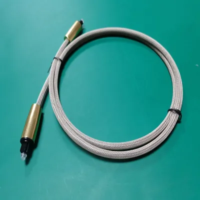 KINZ High-quality Square TOSLINK Optical Fiber Male-Male Connector with 24K Gold Plating-Direct Sales High-quality Manufacturers