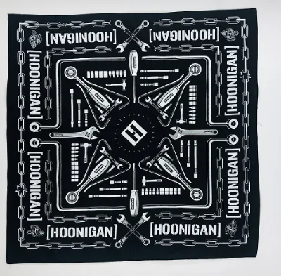 Bandanas for Men Women Paisley Large Bandana Black White More Cartoon Pattern Head Wrap Headbands Cowboy Bandanas