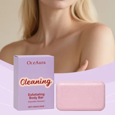 Herbal Solid Bar Soap Body Exfoliating Cleansing Gentle Fragrance Moisturizing Bath Care
