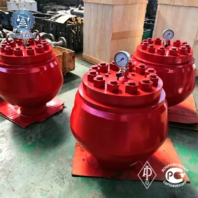 RIGRS Kb45 Pulsation Dampener Pulsation Dampener Diaphragm Pulsation Dampener for Drilling Rig Mud Pump