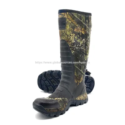 Camo Hunting Neoprene Wellington Boots | Waterproof Insulated Rubber Work Boots OEM Service
