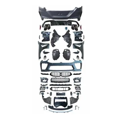 M8 Style Full Body Kit PP Material for BMW 8 Series G16 Gran Coupe 4 Door Complete Modified Conversion Tuning Exterior Set
