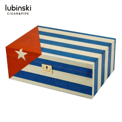 2022 New Design Desktop Cigar Box 50 Electric Cigar Humidor Cabinet