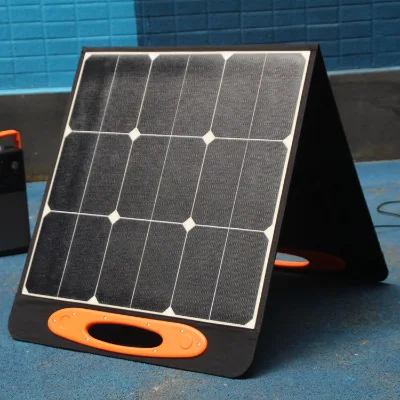 Glory Solar GSF-100W 100W High Efficiency Foldable Solar Panel 17.8V IP65 Rated Customizable Cable Leads