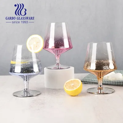 500ml Electroplating Starry Sky Designs Brandy Snifter Gift Blue Gold pink Colored Brandy Wine Glasses for Wedding Party
