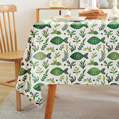 Summer Ocean Style Home Sense Tablecloth Rectangular  Tablecloth Custom Print Tablecloth