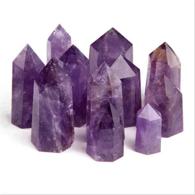 New Product Amethyst Rough Stone Made Wand Crystal Point