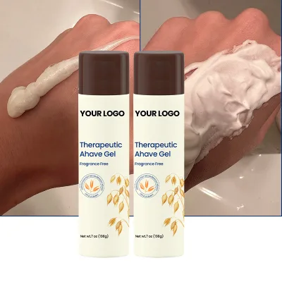 Wholesale Custom Moisturizing Barber Transparent Non-irritating Shaving Gel for Men Use to Help Prevent Razor Bumps