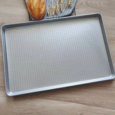High Quality Stainless Steel Flat Baking Pan Tray Oven Safe Bakery Bakeware
