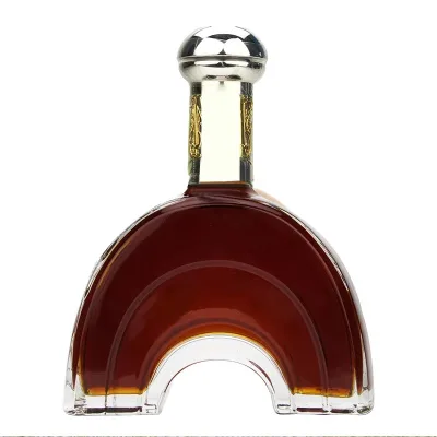 Fancy XO Glass Bottle 700ml Luxury Glass Liquor Bottle 700ML