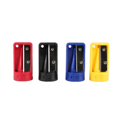 JH Wholesale Pencil Cutting Tool Promotional Plastic Carpenter Pencil Sharpener for Woodworker