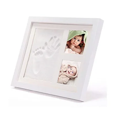 Baby Prints Newborn Baby Handprint and Footprint Photo Frame Kit Children's Gifts Keepsake DIY