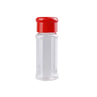 Kitchen 100ml Plastic Food Grade Seasonsing Salt and Pepper Shaker Bottle Barbecue Seasoning Bottle