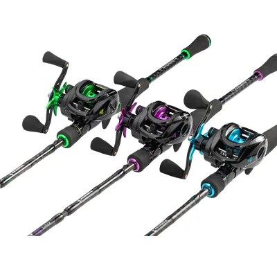 Ecooda Multi-section Travel Fishing Rod Reel Combo Fishing Rods With Reel Fishing Rod Combos