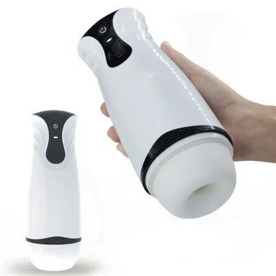 Automatic 10 Vibration and Voice Male Masturbator Adult Sex Toys for Men Rechargeable Vagina Real Pussy Erotic Artificial Vagina