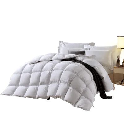 10% Grey Goose Down Sustainable Duvet Anti-Piping Fabric Blanket Down Comforter