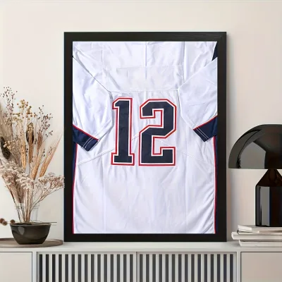 Wholesale 60x80 Black Wooden Knitted Shadow Box Basketball Display Stand - Lockable Genuine Sports Souvenir Display Stand