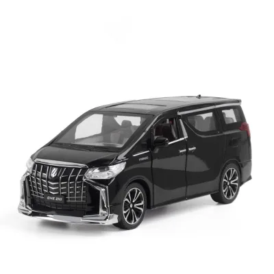 1:24 Scale Alpha Die Cast Car Model Alloy Acousto-optic Pull Model Car for Sound and Pull Back Kid Gifts